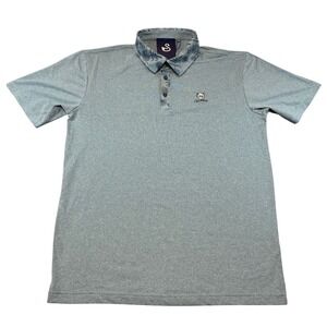 Swannies Hanson Golf Polo Mens Medium Storm Gray Oldfield 1732 P2005-STG-MD NWT